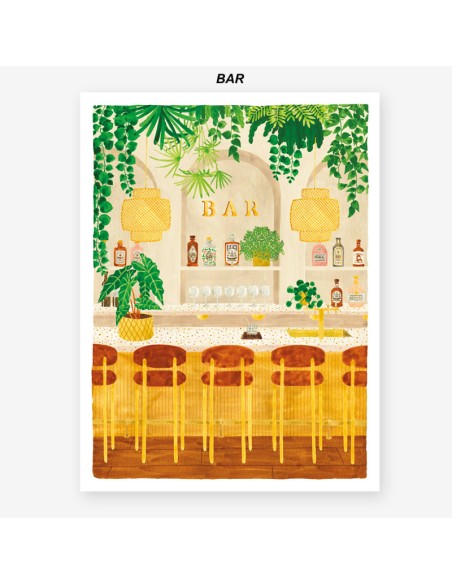 ILLUSTRATION AQUARELLE 18X24 CM - ALL THE WAYS TO SAY