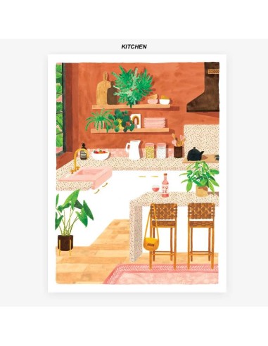 ILLUSTRATION AQUARELLE 18X24 CM - ALL THE WAYS TO SAY