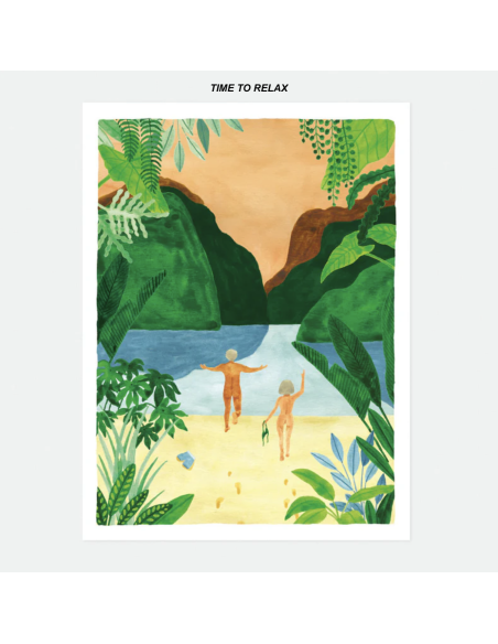 ILLUSTRATION AQUARELLE 18X24 CM - ALL THE WAYS TO SAY