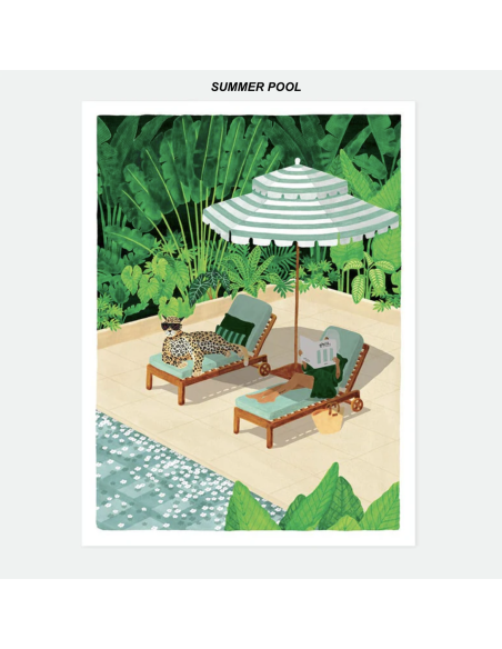 ILLUSTRATION AQUARELLE 18X24 CM - ALL THE WAYS TO SAY