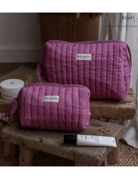 TROUSSE DE BEAUTE PIVOINE - BINDI ATELIER