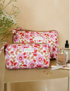 TROUSSE DE BEAUTE AMELIA PINK - BINDI ATELIER
