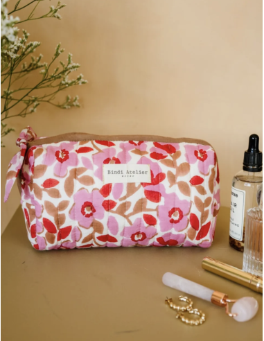TROUSSE DE BEAUTE AMELIA PINK - BINDI ATELIER