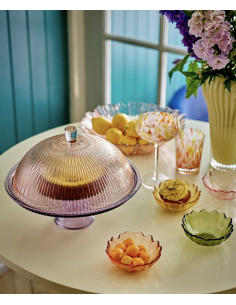 COUPELLE EN VERRE COLOREE - BLOOMINGVILLE