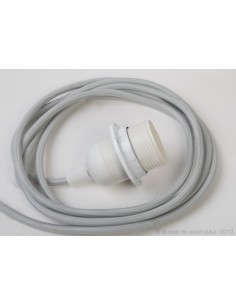 KIT SUSPENSION SIMPLE TISSE ROSACE EN PLASTIQUE  2