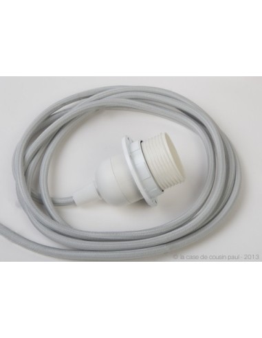 KIT SUSPENSION SIMPLE TISSE ROSACE EN PLASTIQUE 