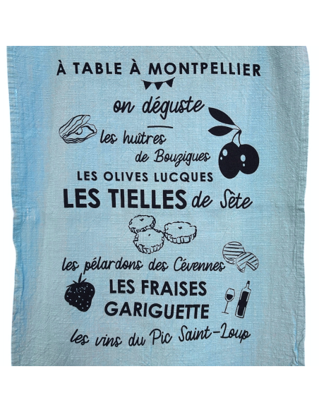 TORCHON A TABLE A MONTPELLIER - SOPHIE JANIERE