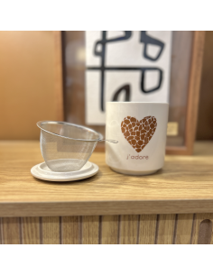 TISANIERE EN PORCELAINE - SOPHIE JANIERE