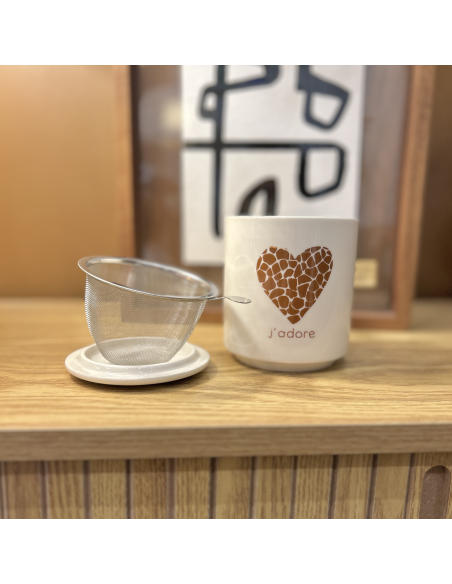 TISANIERE EN PORCELAINE - SOPHIE JANIERE