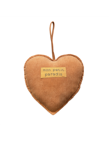 COEUR EN VELOURS A SUSPENDRE - SOPHIE JANIERE