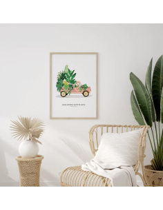 ILLUSTRATION AQUARELLE 50X70 CM - ALL THE WAYS TO SAY
