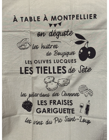 TORCHON A TABLE A MONTPELLIER - SOPHIE JANIERE