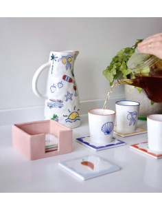 LOT DE 4 TASSES BORD DE MER - AND NOOK