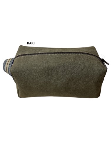 GRANDE TROUSSE DE TOILETTE EN CUIR POUR HOMME - BANDIT MANCHOT