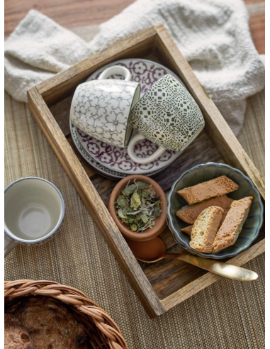 PLATEAU EVELYN EN BOIS DE MANGUIER - BLOOMINGVILLE