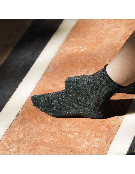 CHAUSSETTES À PAILLETTES LUREX - KLUE