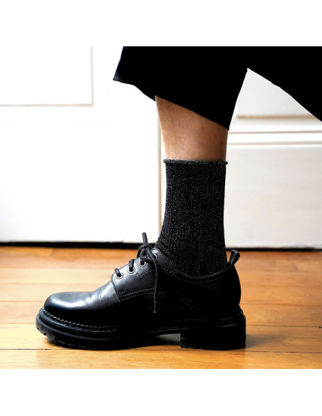 CHAUSSETTES À PAILLETTES LUREX - KLUE