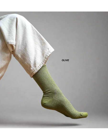 CHAUSSETTES À PAILLETTES LUREX - KLUE
