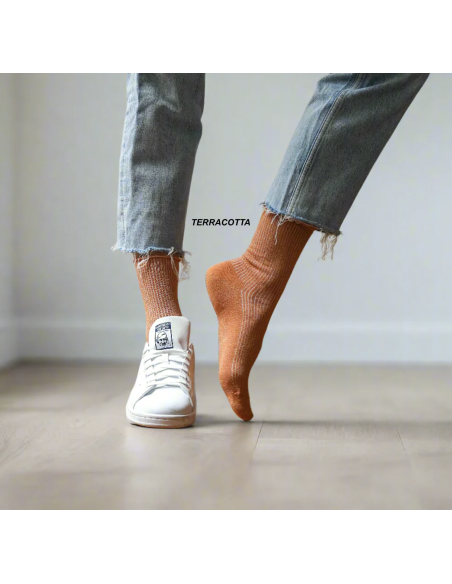 CHAUSSETTES À PAILLETTES LUREX - KLUE
