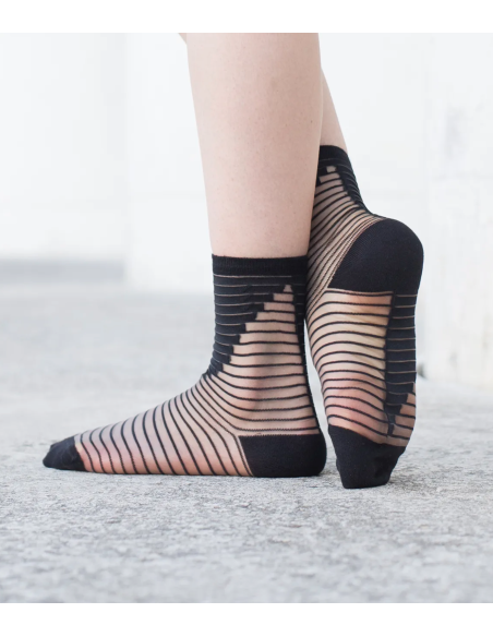 CHAUSSETTES SHIBUYA BLACK - ATELIER ST EUSTACHE