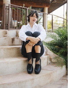 CHAUSSETTES SHIBUYA BLACK - ATELIER ST EUSTACHE 2