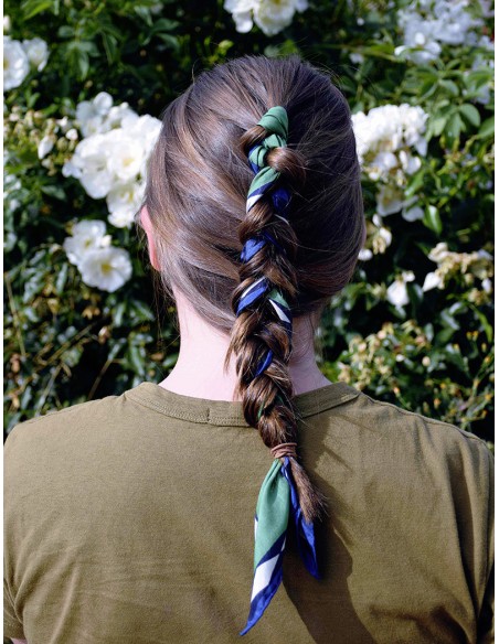 MINI FOULARD EN SOIE - LES BELLES VAGABONDES 