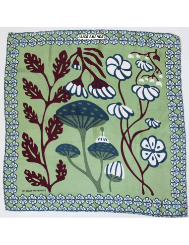 MINI FOULARD EN SOIE - LES BELLES VAGABONDES 