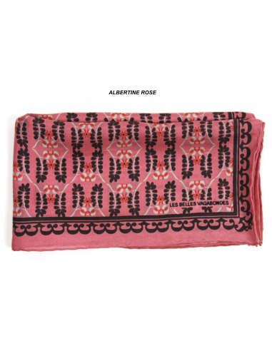 MINI FOULARD EN SOIE - LES BELLES VAGABONDES 