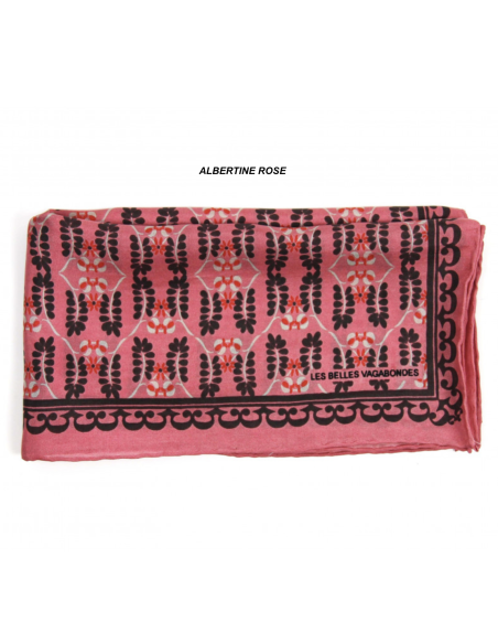 MINI FOULARD EN SOIE - LES BELLES VAGABONDES 