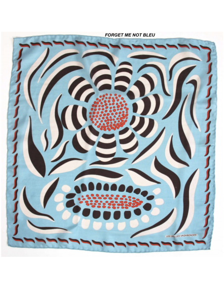 MINI FOULARD EN SOIE - LES BELLES VAGABONDES 