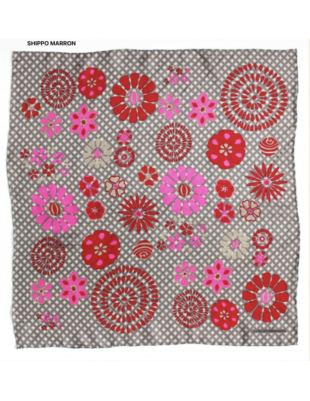 MINI FOULARD EN SOIE - LES BELLES VAGABONDES 