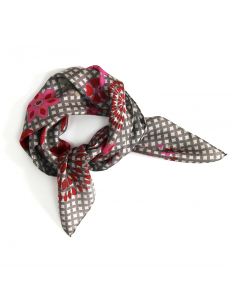 MINI FOULARD EN SOIE - LES BELLES VAGABONDES 
