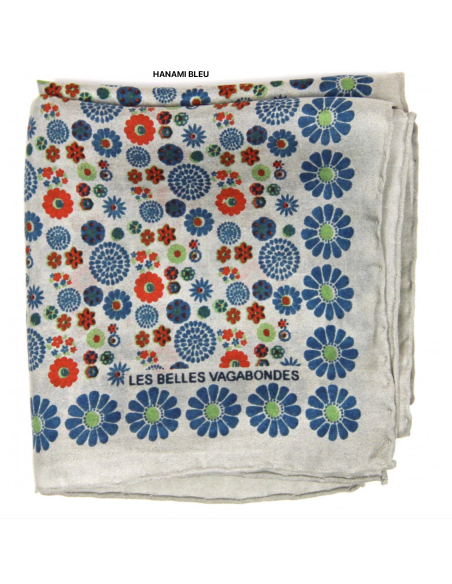 MINI FOULARD EN SOIE - LES BELLES VAGABONDES 
