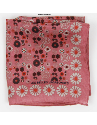 MINI FOULARD EN SOIE - LES BELLES VAGABONDES 