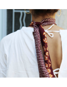 BANDEAU EN SOIE - LES BELLES VAGABONDES 