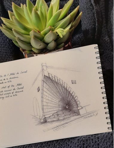 LIVRE AQUARELLE DE MONTPELLIER - STELLA FALDUTO