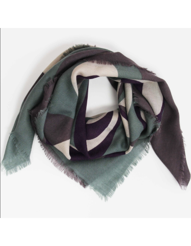 FOULARD EN LAINE 100X100 - LES BELLES VAGABONDES 