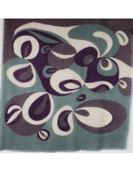 FOULARD EN LAINE 100X100 - LES BELLES VAGABONDES 