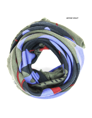 FOULARD EN LAINE 100X100 - LES BELLES VAGABONDES 