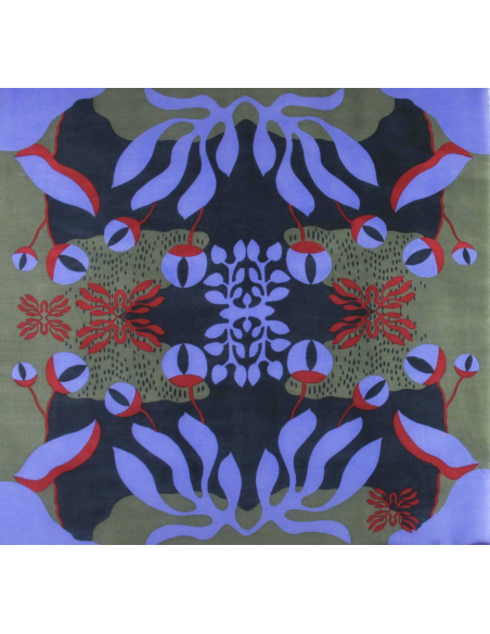 FOULARD EN LAINE 100X100 - LES BELLES VAGABONDES 