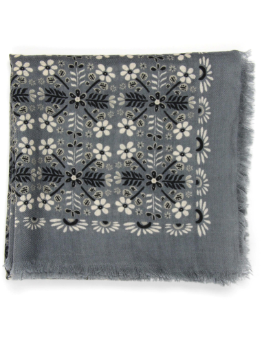 FOULARD EN LAINE 100X100 - LES BELLES VAGABONDES 