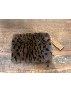 POCHETTE ZIPPEE FAUSSE FOURRURE -WARO 2