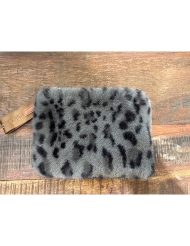POCHETTE ZIPPEE FAUSSE FOURRURE -WARO