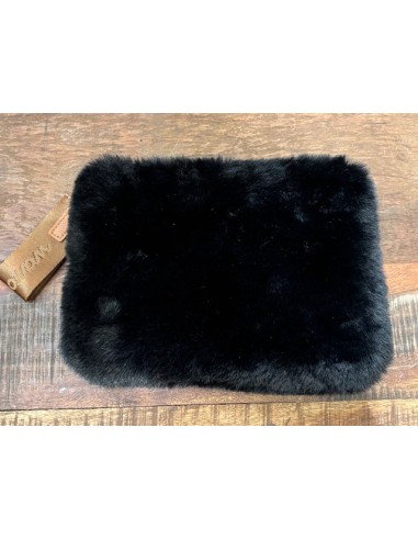 POCHETTE ZIPPEE FAUSSE FOURRURE -WARO