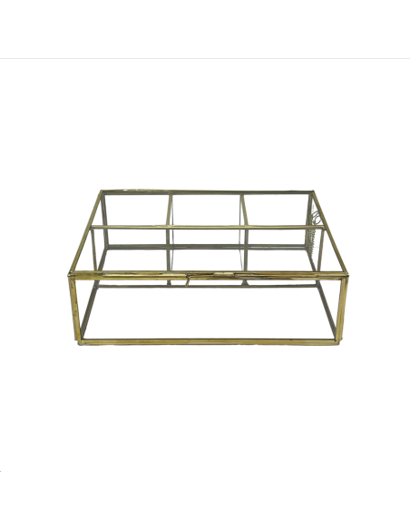 BOITE VERRE ET METAL - BAZAR DE LUXE