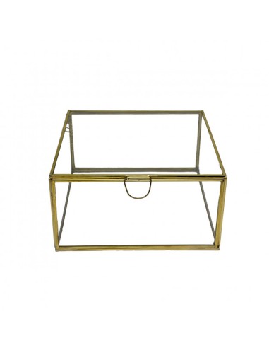 BOITE VERRE ET METAL - BAZAR DE LUXE