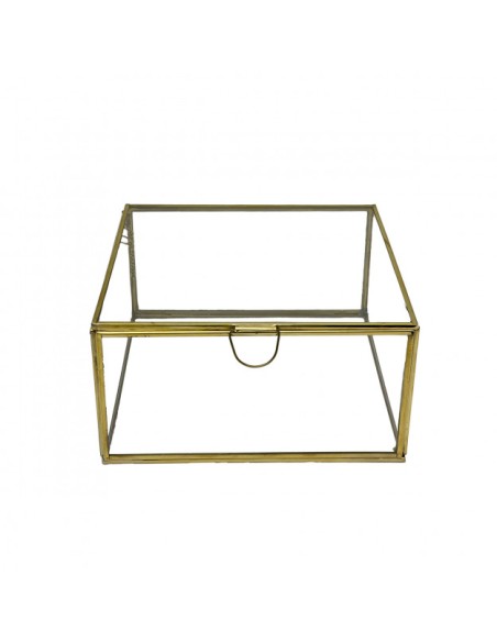 BOITE VERRE ET METAL - BAZAR DE LUXE