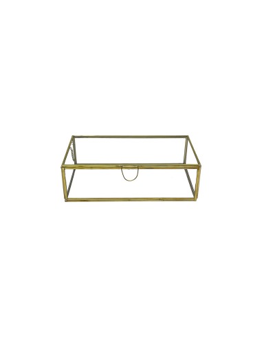 BOITE VERRE ET METAL - BAZAR DE LUXE