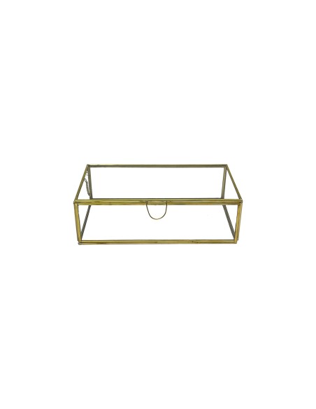 BOITE VERRE ET METAL - BAZAR DE LUXE