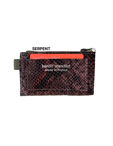 PORTE MONNAIE À SOUFFLET - BANDIT MANCHOT